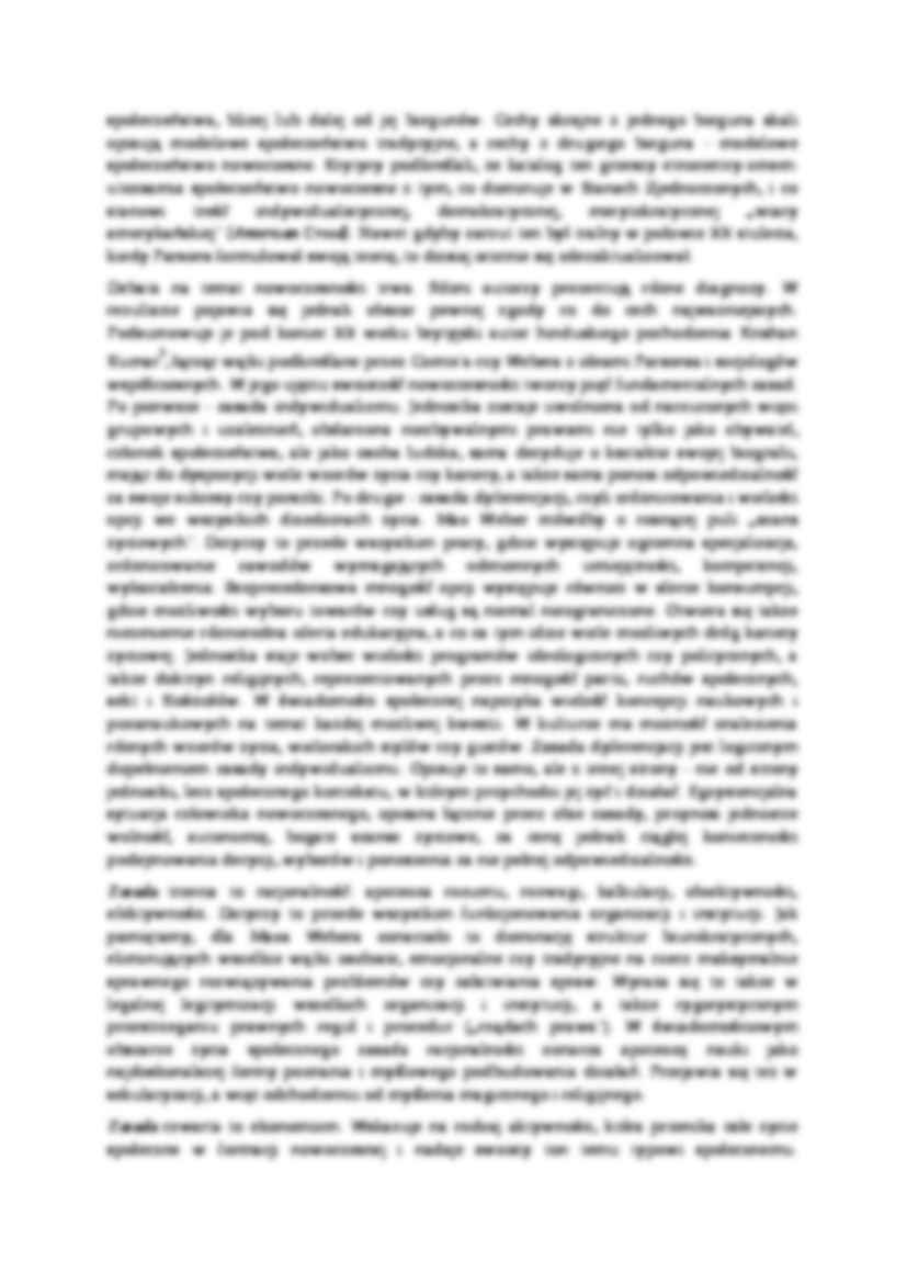 Modele biegunowe - socjologia - strona 3