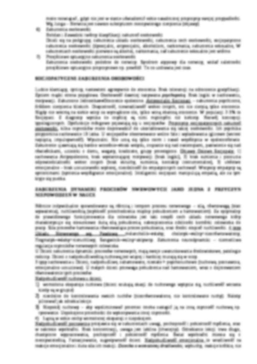 Norma psychiczna, choroby psychiczne - strona 3