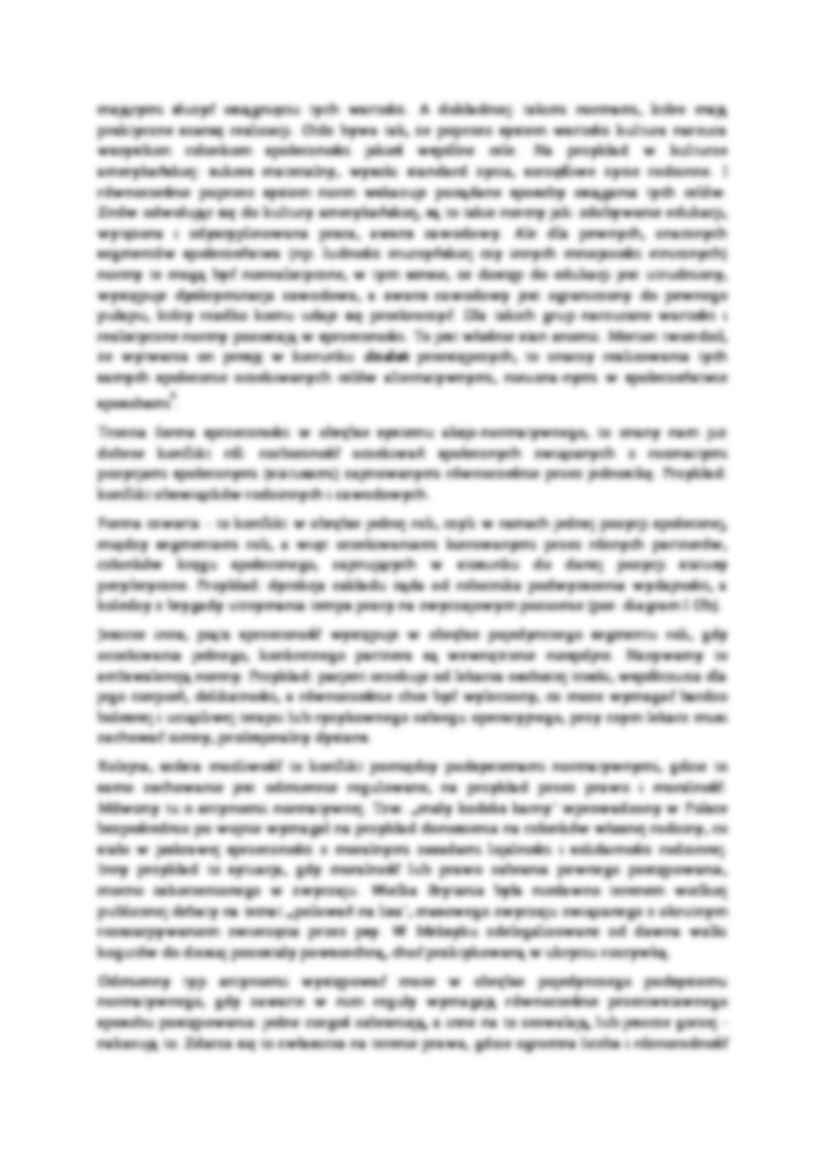 Spoistość i konfliktowość systemu aksjonormatywnego - strona 2