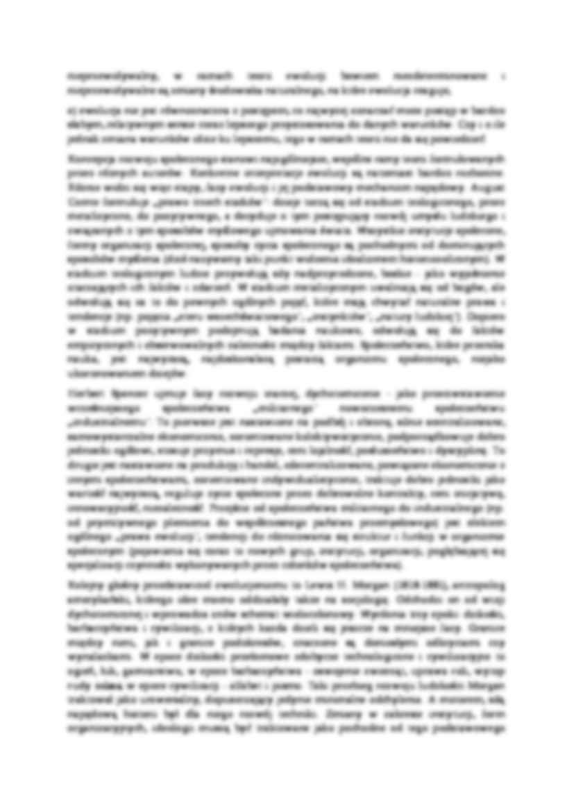 Klasyczny ewolucjonizm w socjologii - strona 3