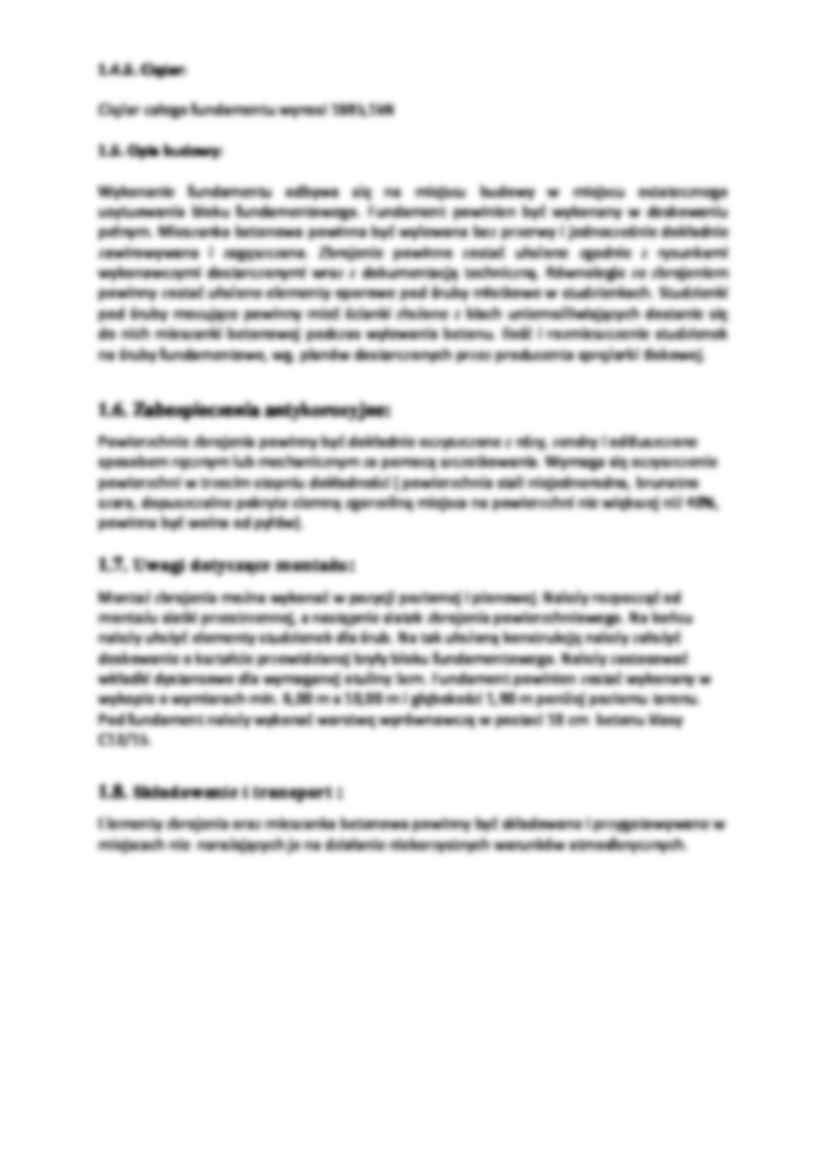 Opis techniczny - opracowanie  - strona 3