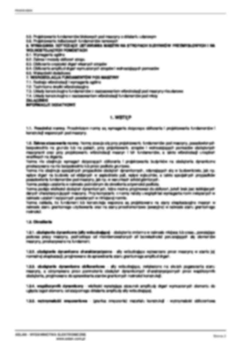 Fundamenty pod maszyny - Polska norma  - strona 2
