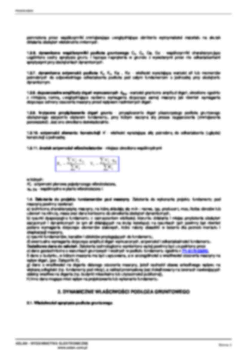 Fundamenty pod maszyny - Polska norma  - strona 3