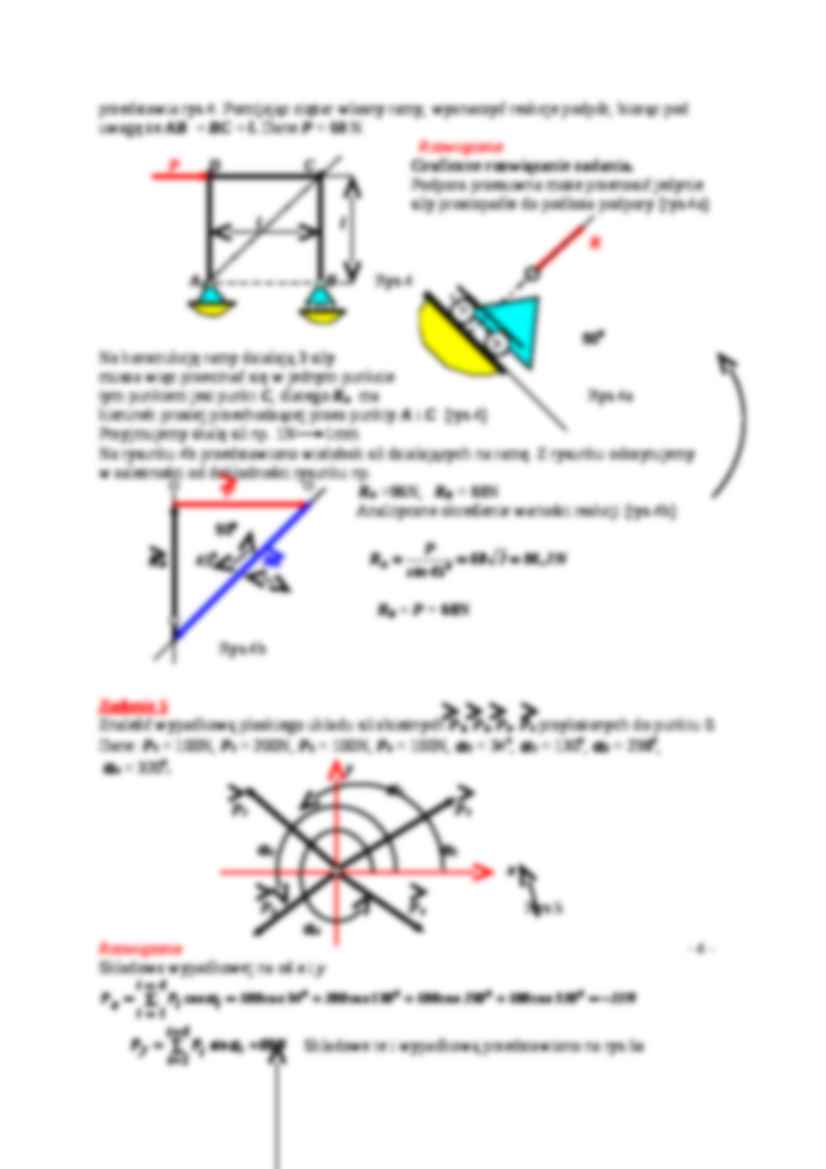  Ćwiczenia statyka 1 - strona 3