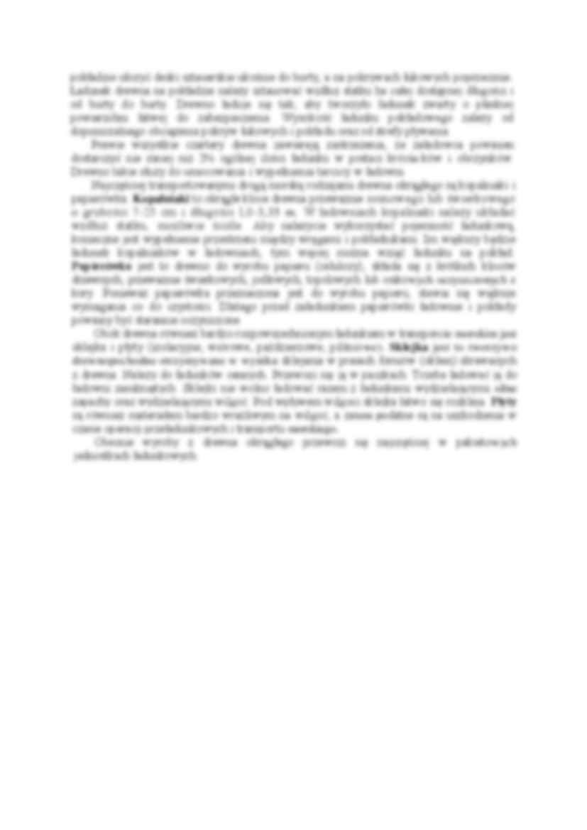 Składowanie drewna, przewóz drogą morską - wykład - strona 2