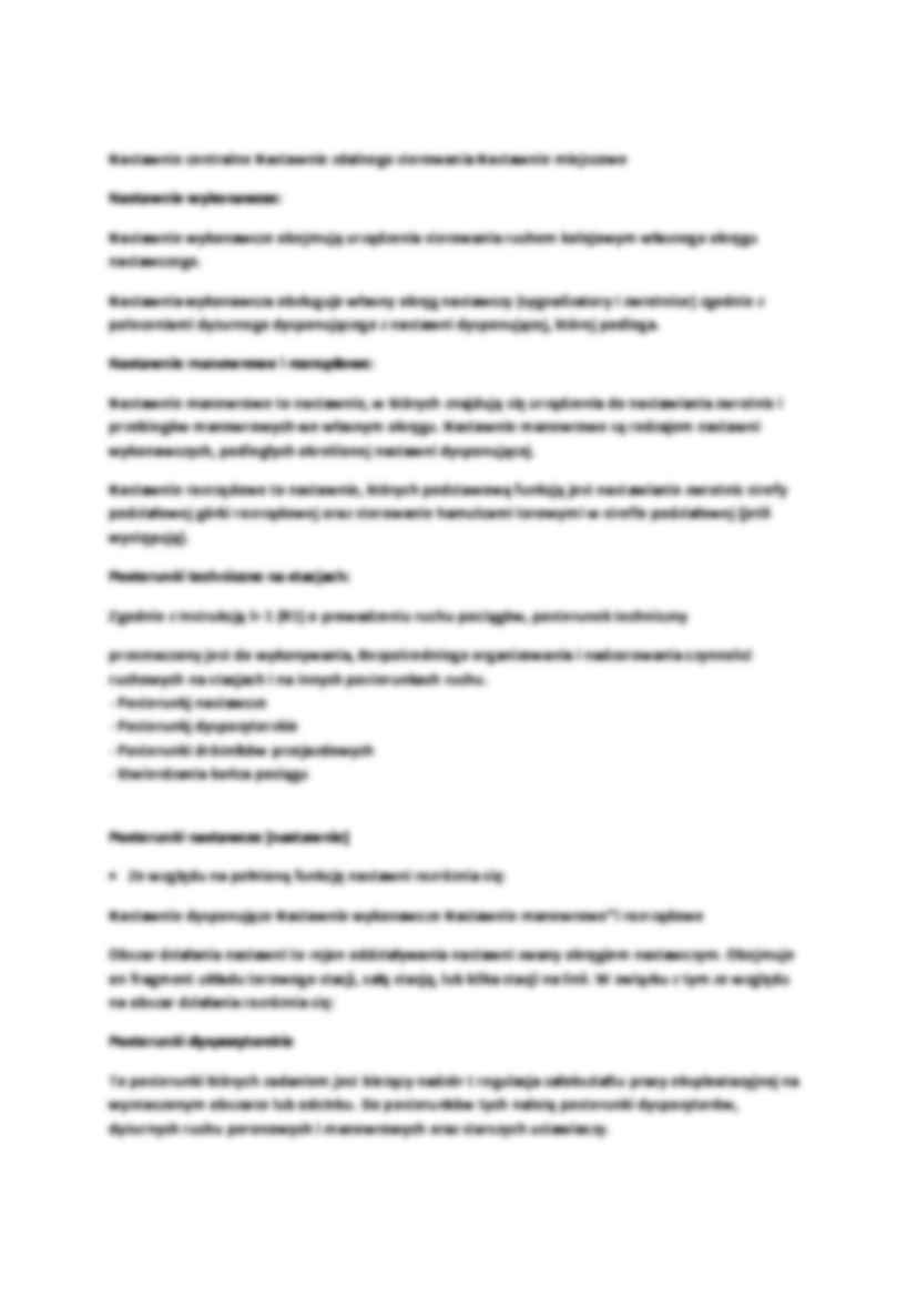 Posterunki i nastawnie - wykład - strona 3