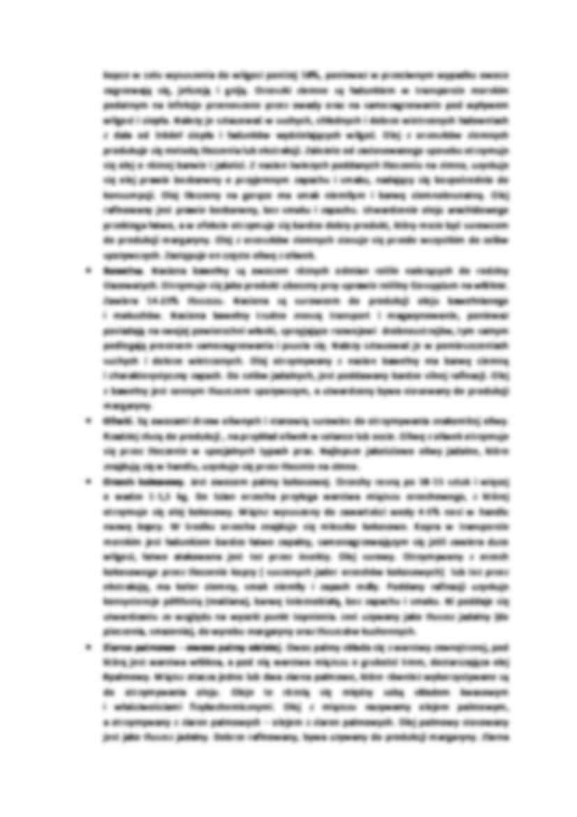 Tłuszcze jadalne i tłuszcze roślinne - wykład - strona 2