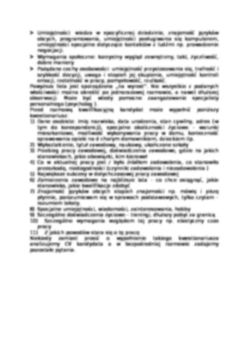 kierowanie zespołami - rekrutacja, omówienie - strona 2
