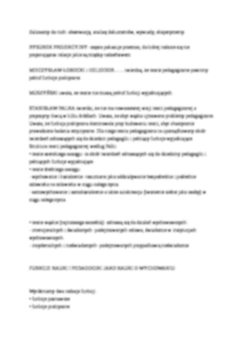 Pedagogika ogólna - wykłady- pedagogika - strona 3