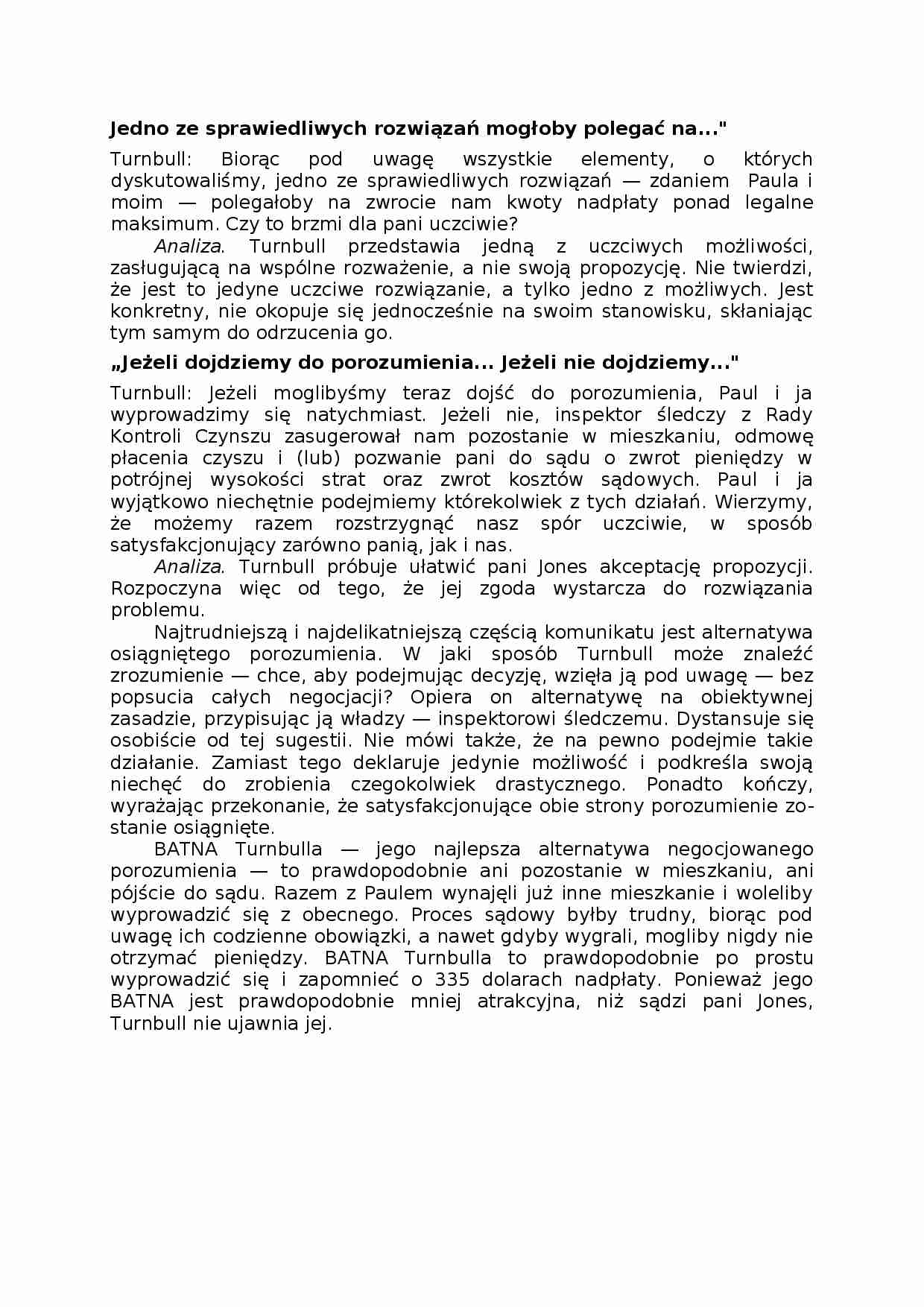 Jedno ze sprawiedliwych rozwiązań, omówienie - strona 1