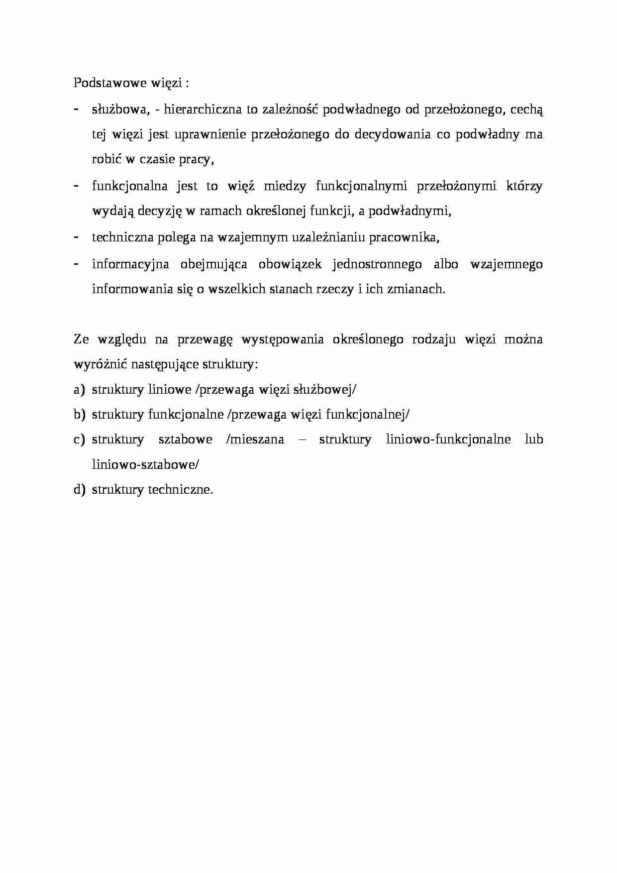 Podstawowe więzi, omówienie. - strona 1