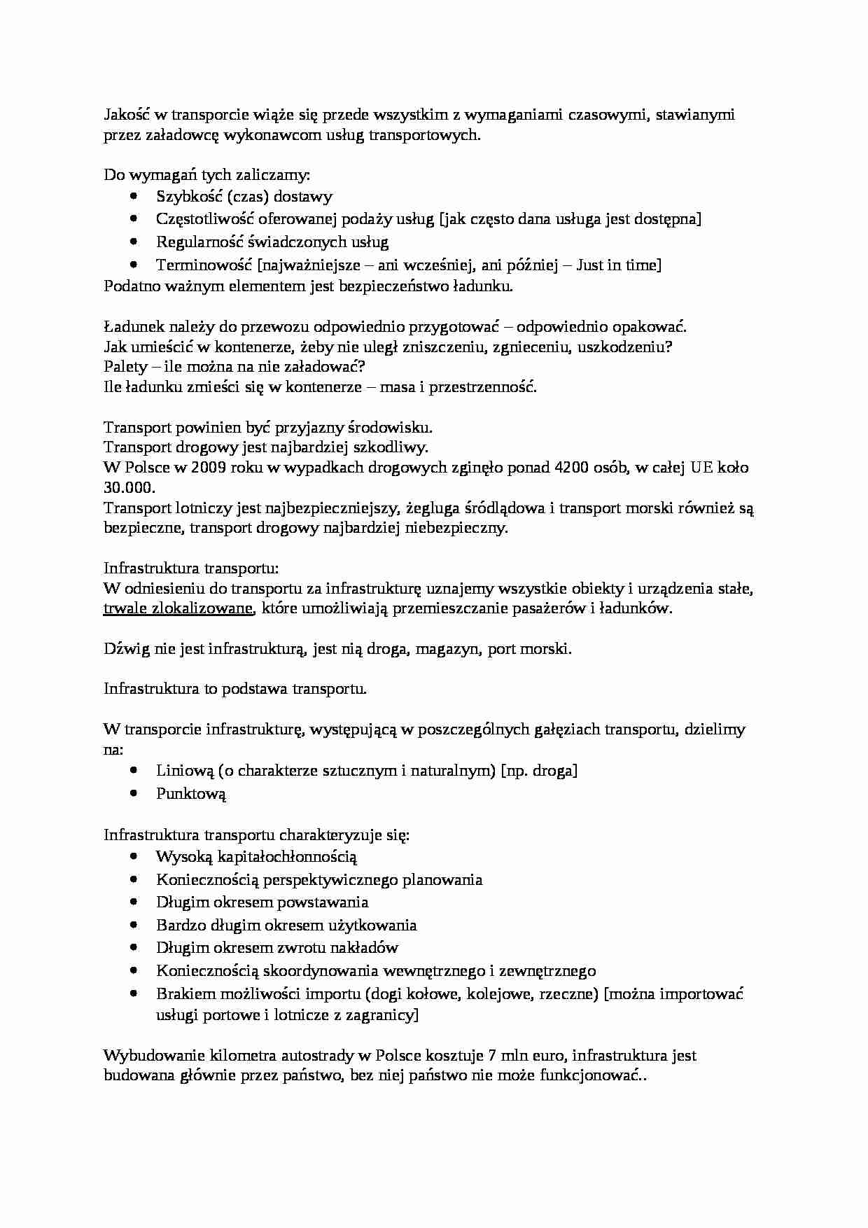 Wymagania czasowe  - omówienie. - strona 1