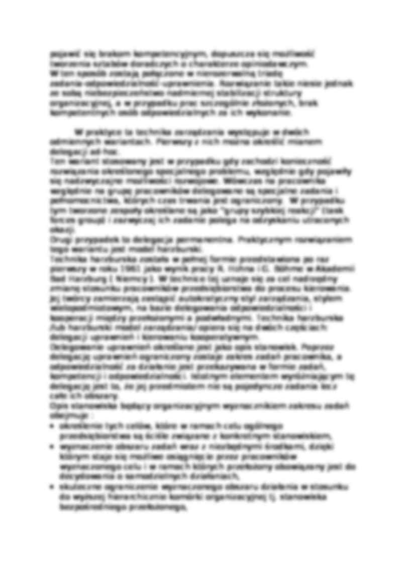 Zarządzanie przez delegację  - omówienie. - strona 2