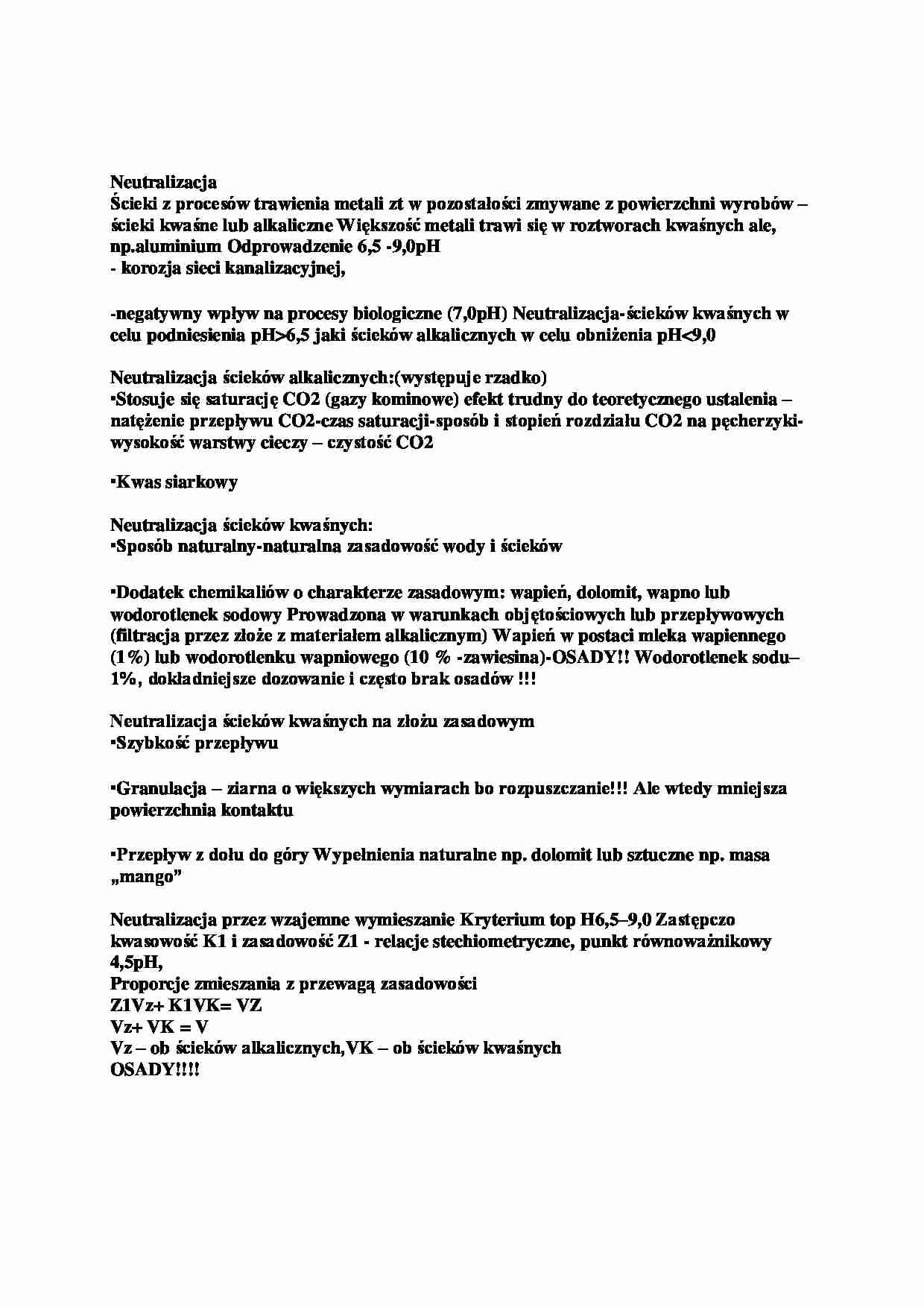 Neutralizacja - omówienie zagadnienia - strona 1