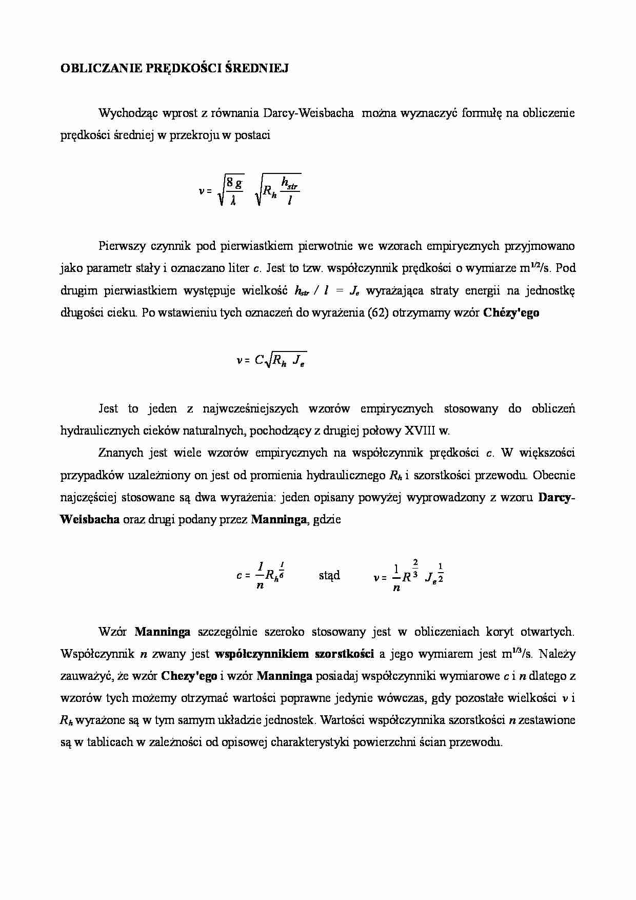 Obliczanie prędkości średniej - omówienie - strona 1