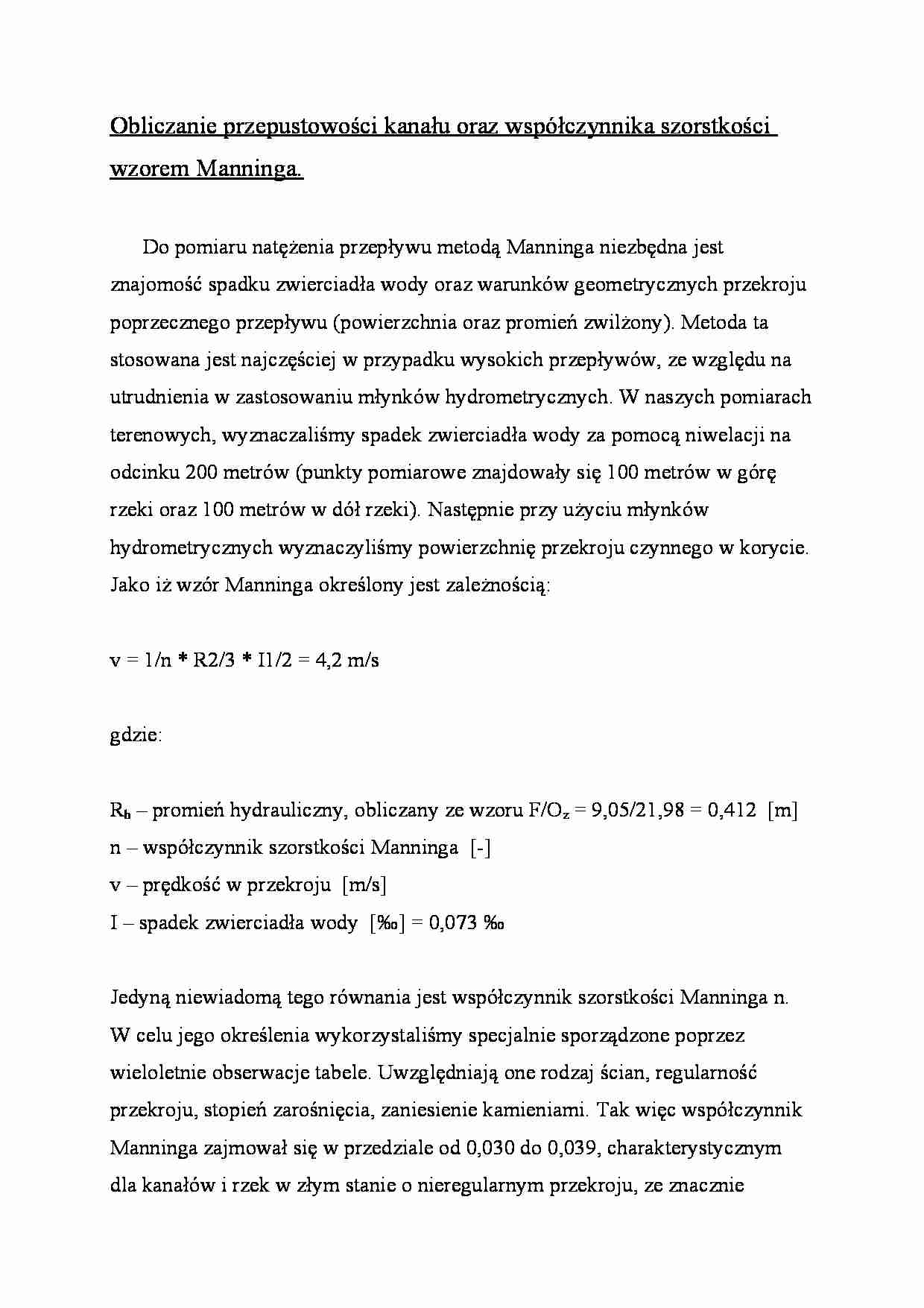 Obliczanie przepustowości kanału  - omówienie - strona 1