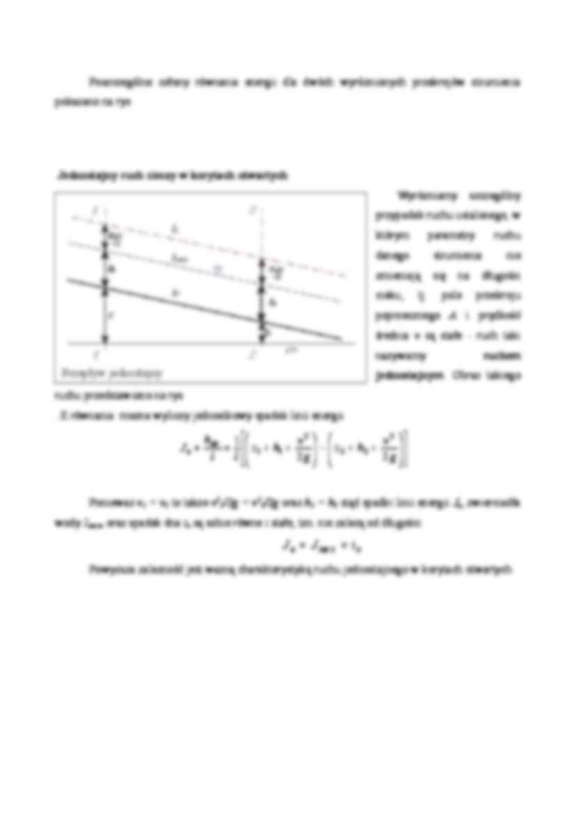 Przepływ cieczy w korytach otwartych - omówienie - strona 2