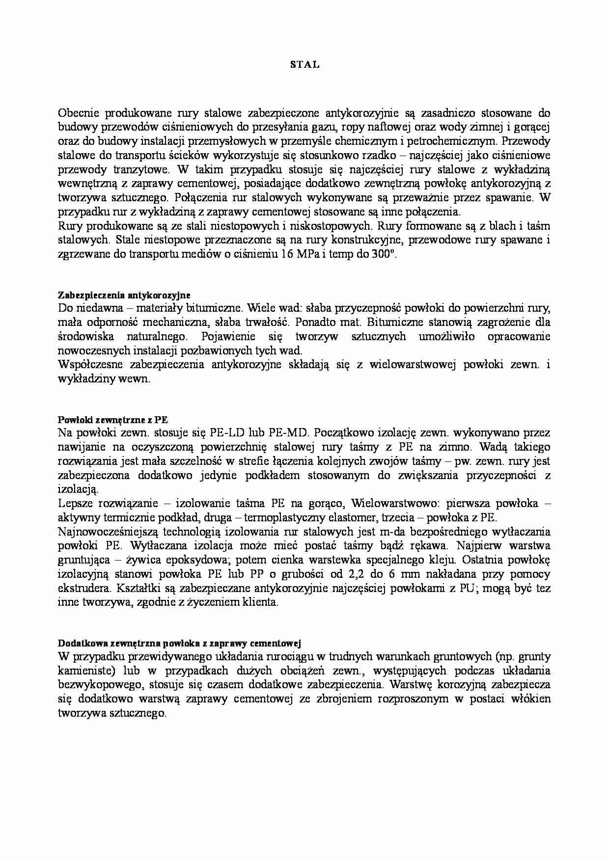 Stal - omówienie - strona 1