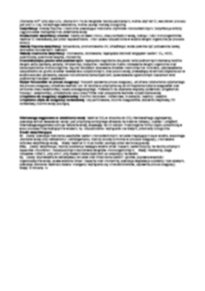 Technologia wody i ścieków - zagadnienia na egzamin - strona 3