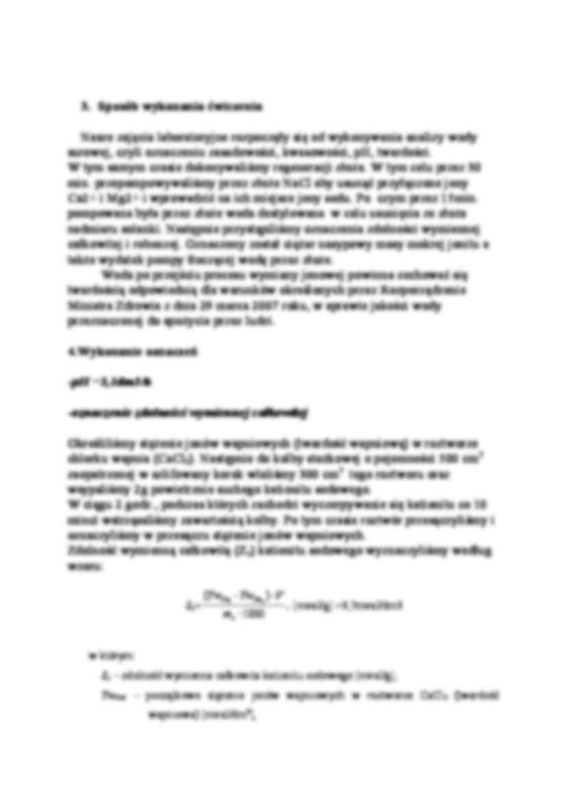 Sprawozdanie - wymiana jonowa - strona 2