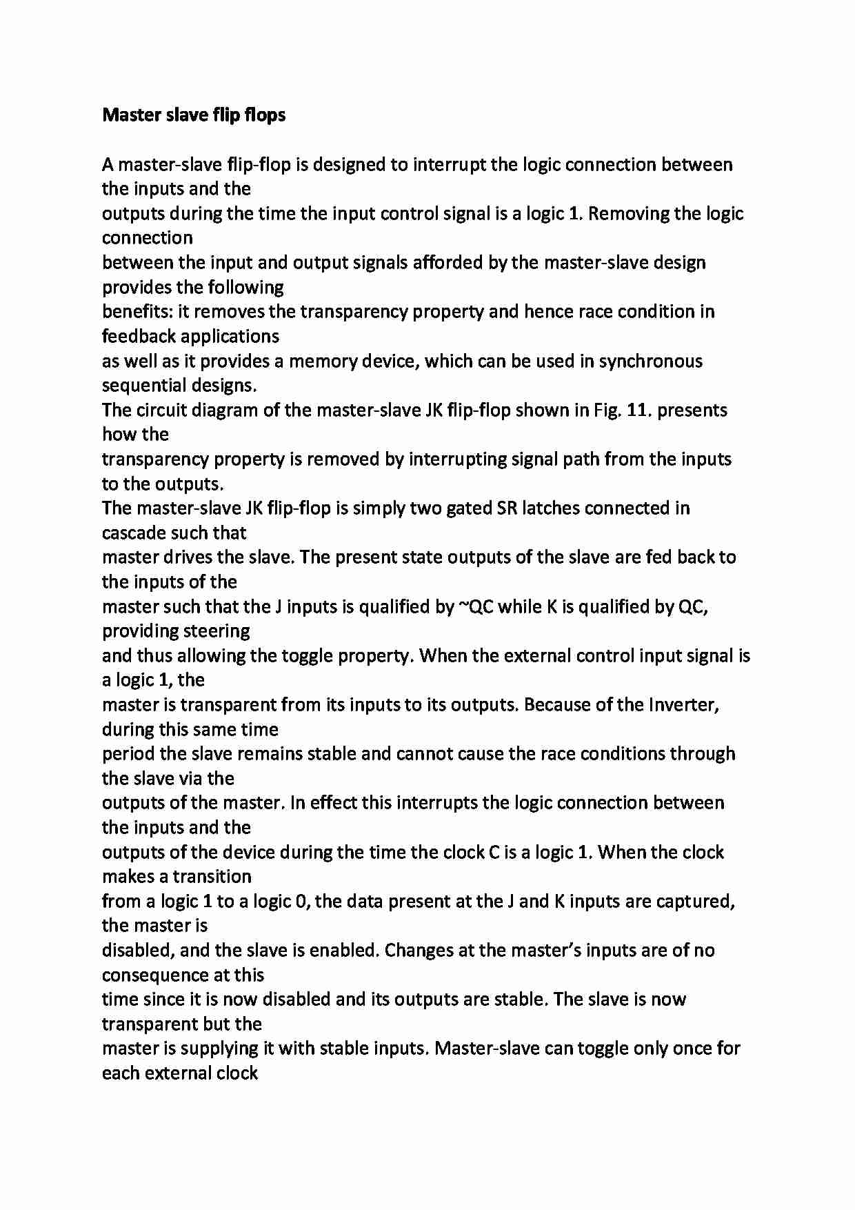 Master slave flip flops - strona 1