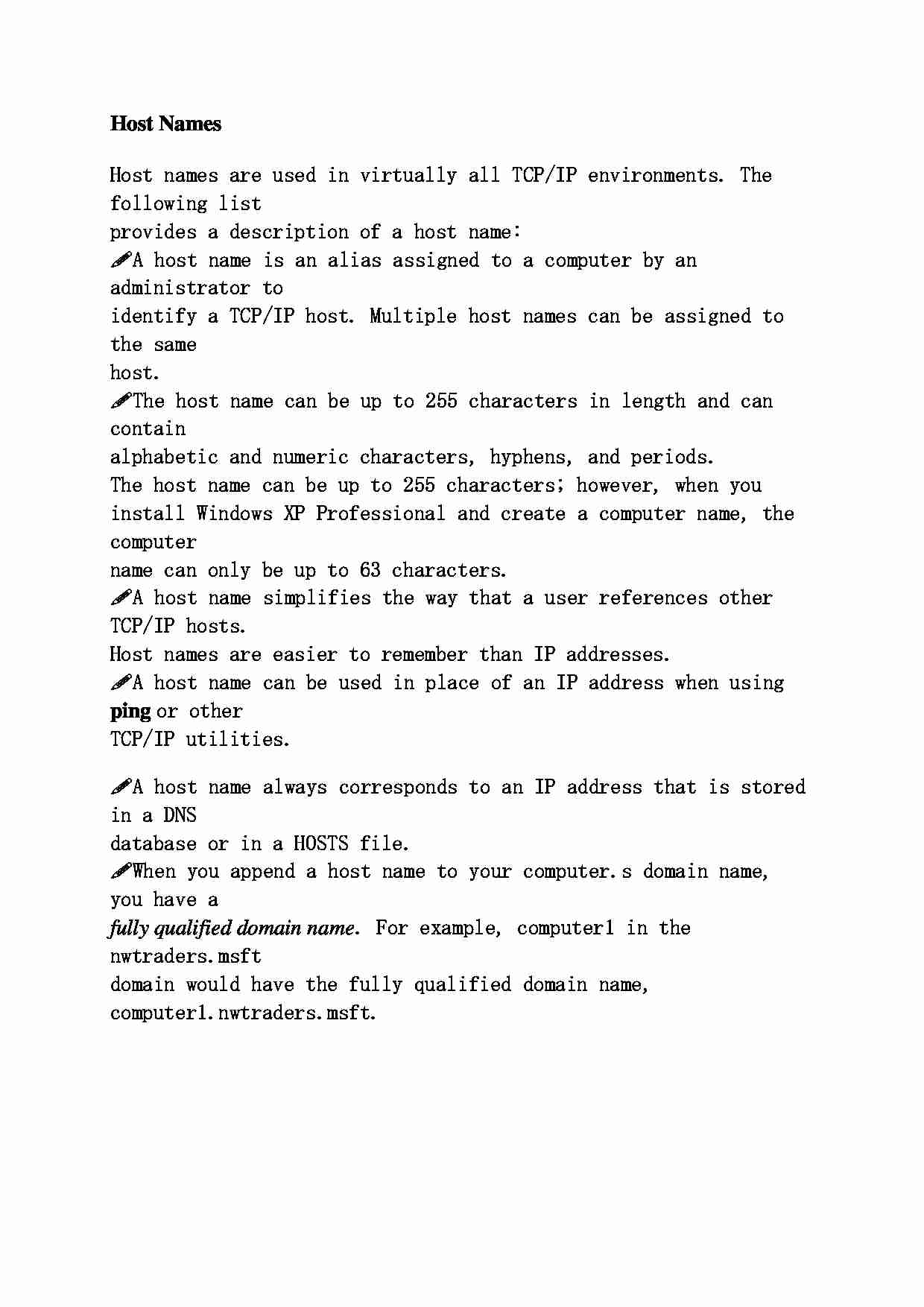 Nazwy hostów - strona 1