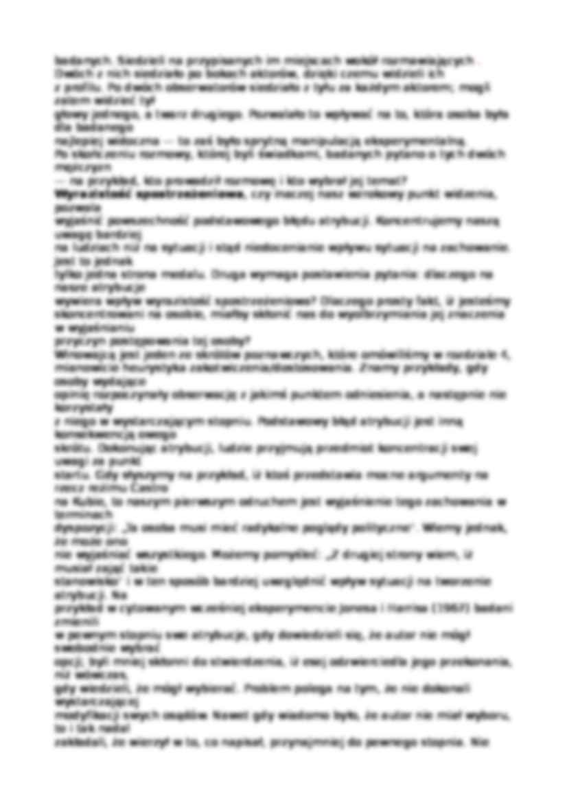 Ludzie jako psychologowie osobowości - wykład - strona 3