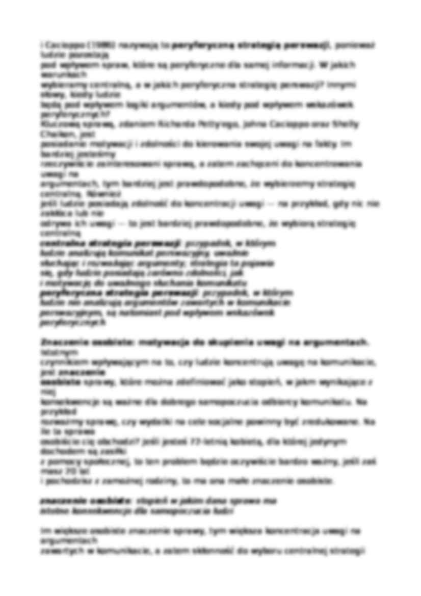 Strategia perswazji - wykład - strona 2