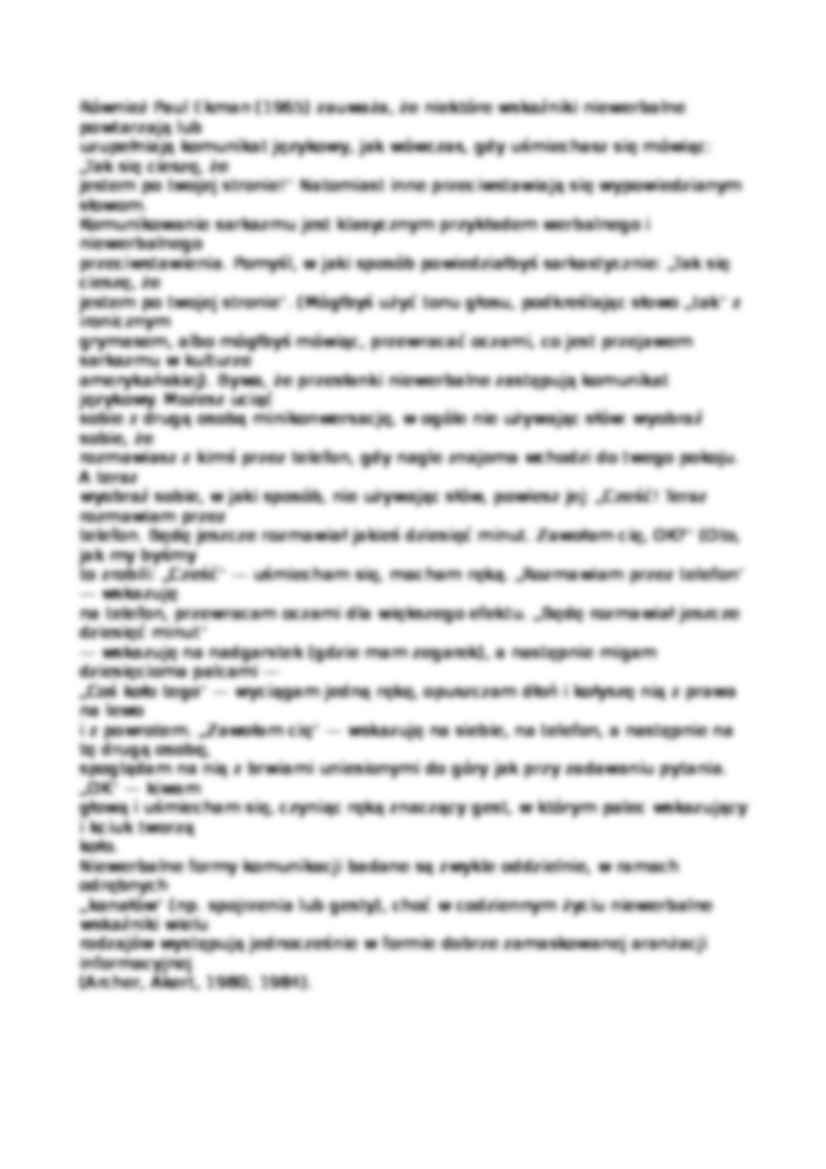 Zachowania niewerbalne - wykład - strona 2