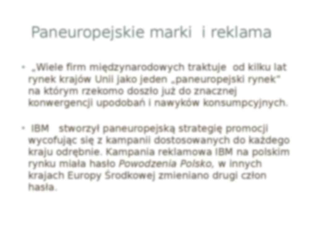 Specyfika rynku a proporcje standaryzacji - prezentacja - strona 2
