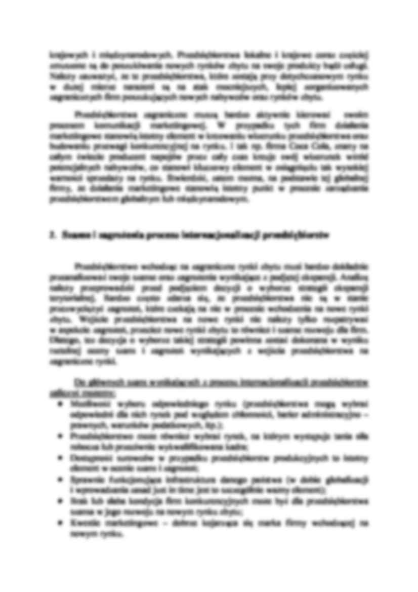 Wykład - wprowadzenie do marketingu globalnego i międzynarodowego - strona 3