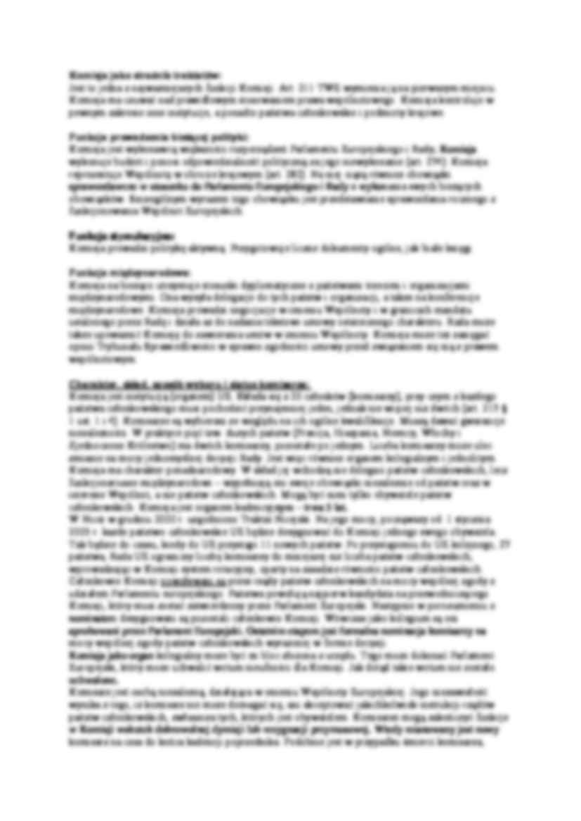 Komisja Europejska - wykład - strona 2