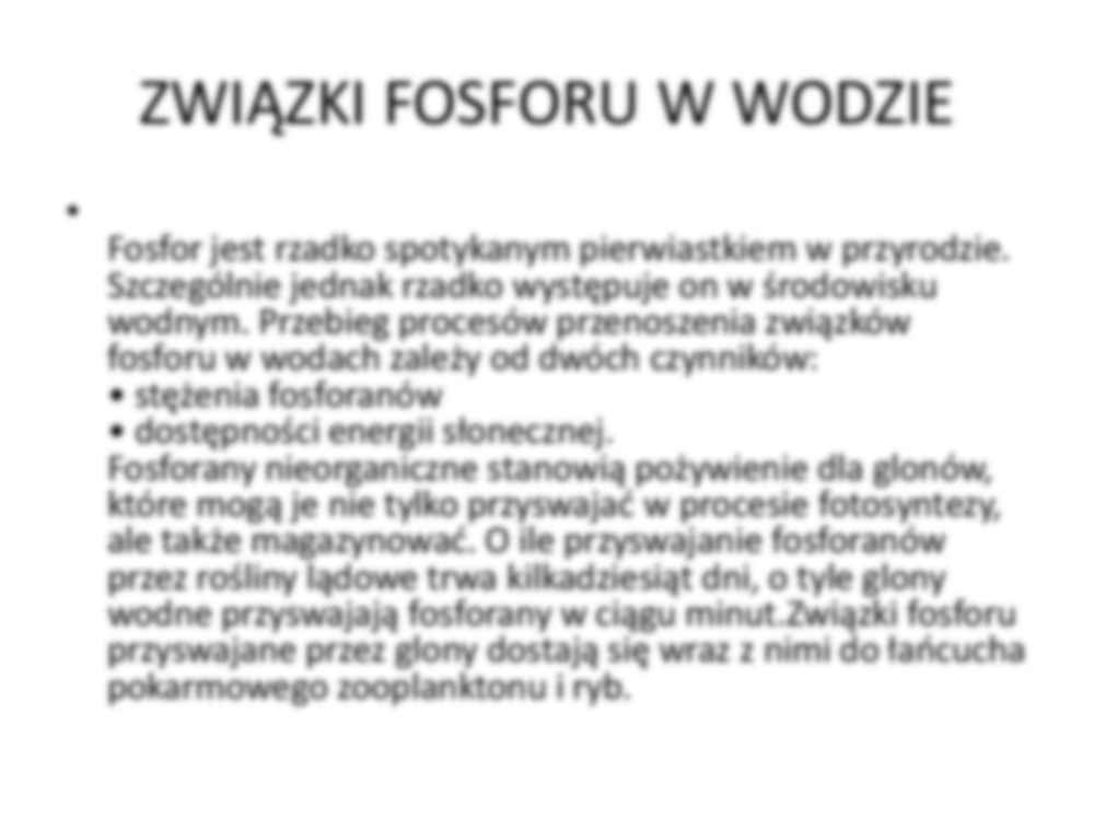 Zanieczyszczenia fosforem i krzemem - wykład - strona 3