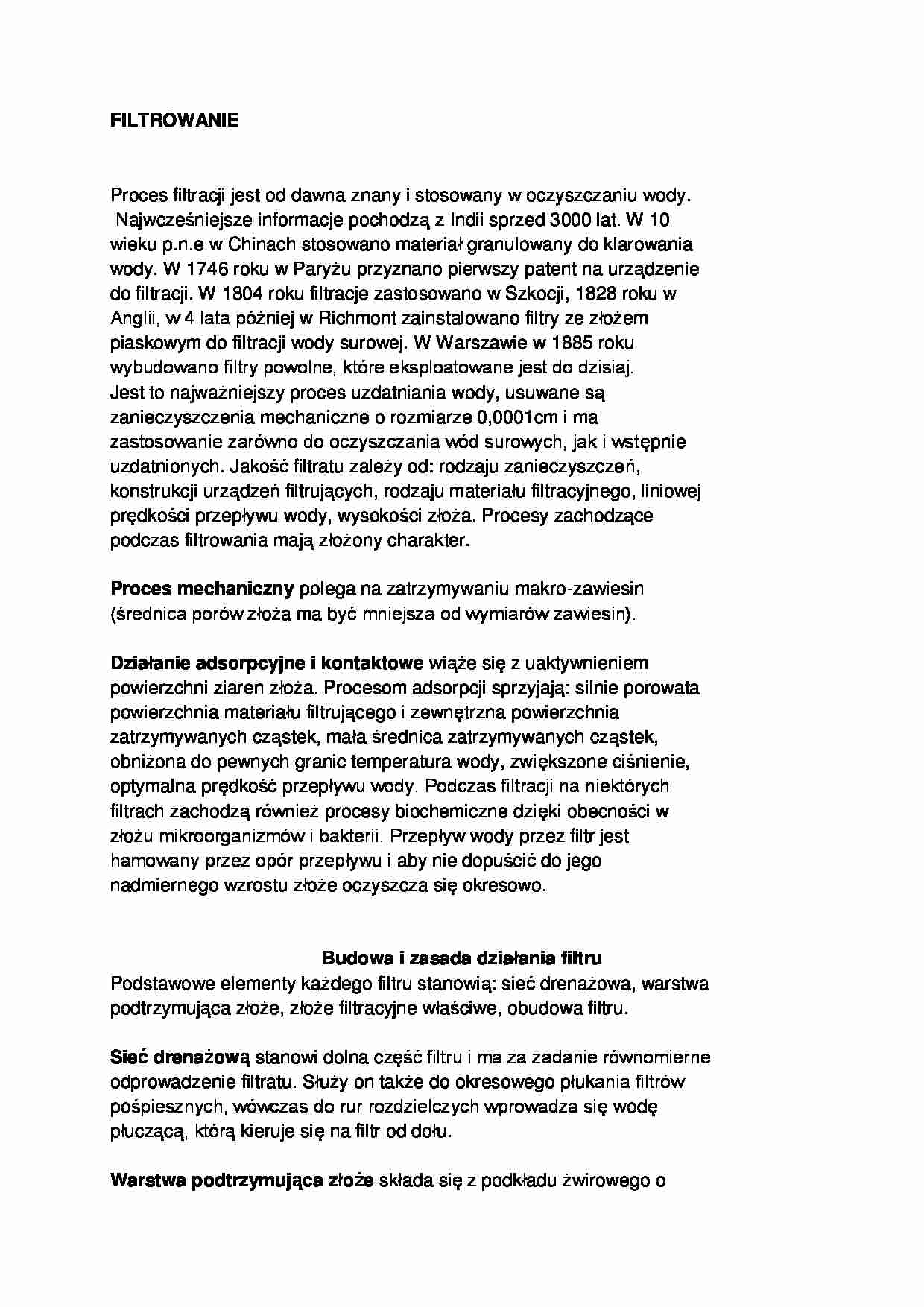 Filtrowanie - wykład - strona 1