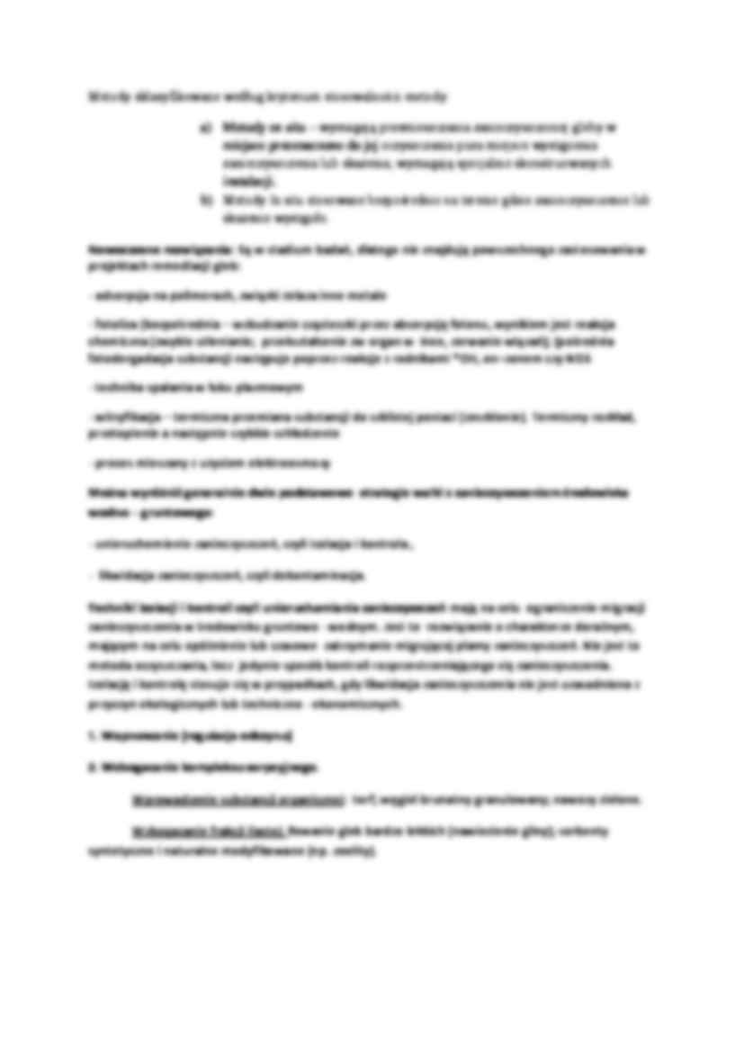 Metody oczyszczania gruntu - wykład - strona 3