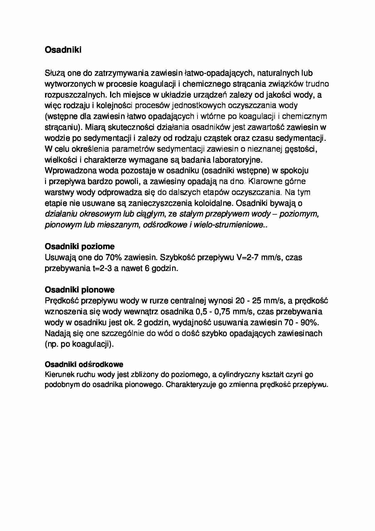 Osadniki - wykład - strona 1