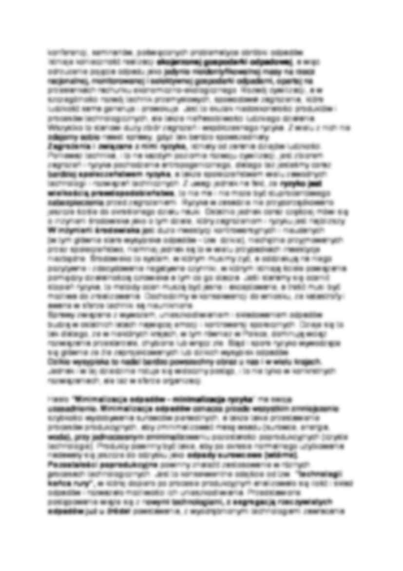 Zintegrowana gospodarka odpadami - wykład - strona 2