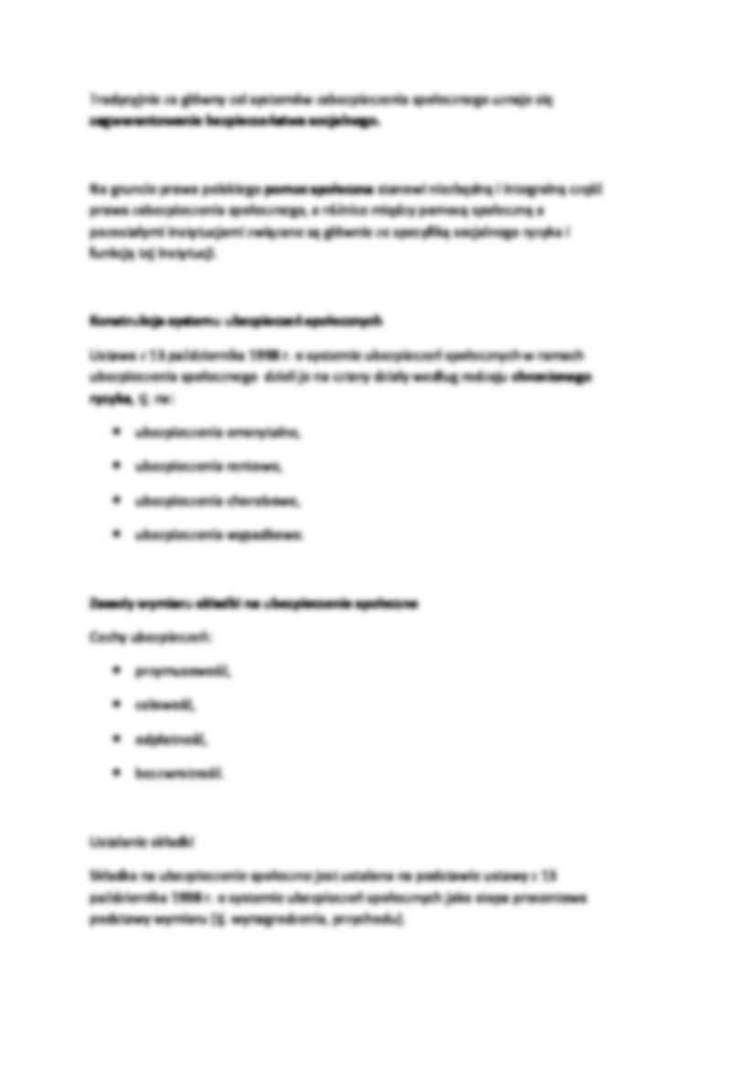 System ubezpieczeń społecznych i zdrowotnych - wykład - strona 2