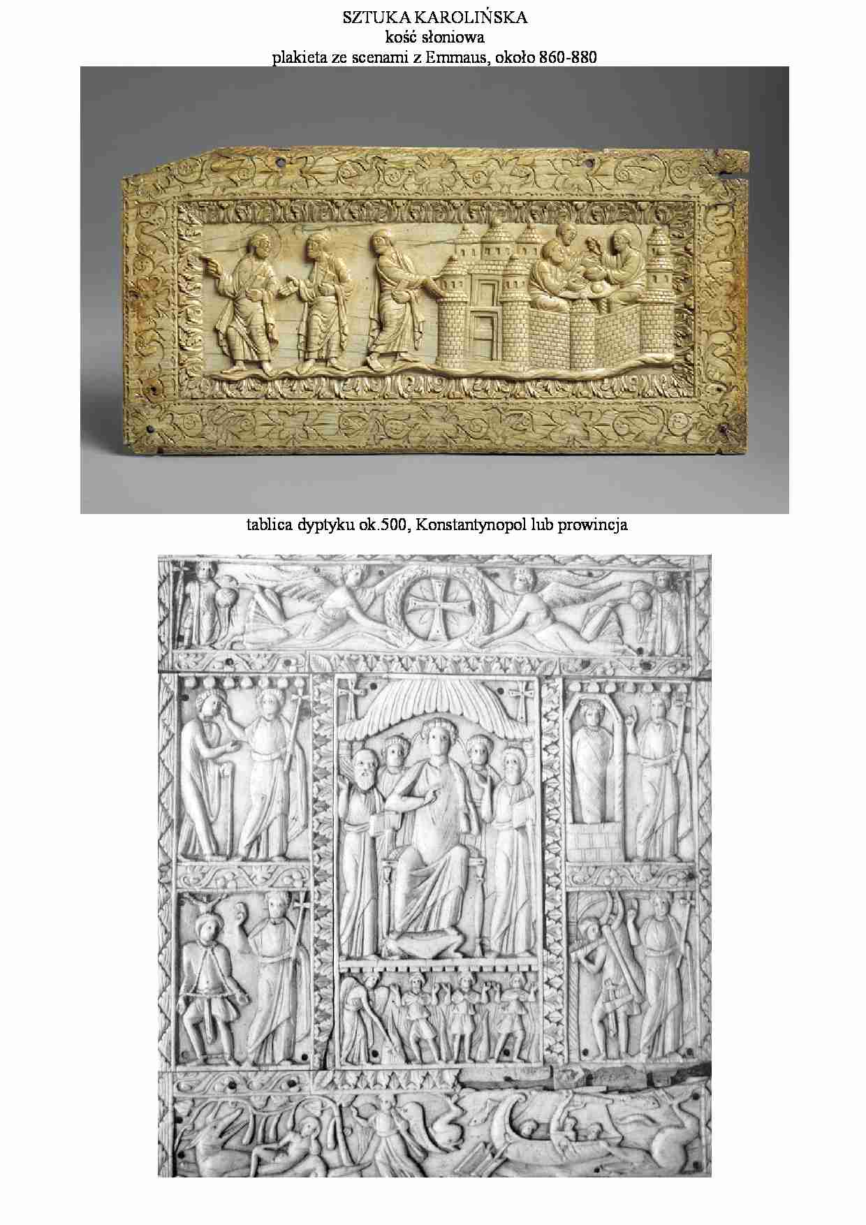 Sztuka karolińska-Kość słoniowa - strona 1