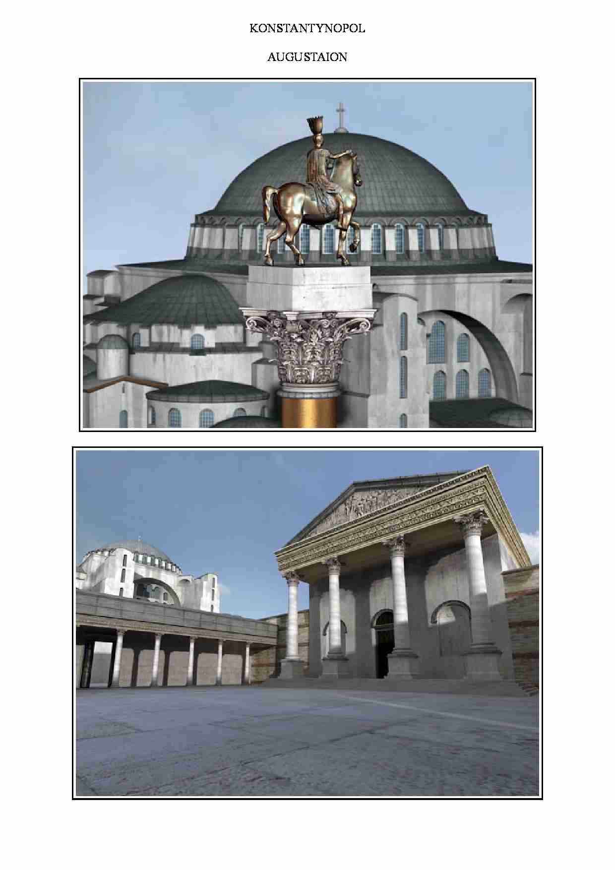 Wykład z sztuki - Augustaion - strona 1
