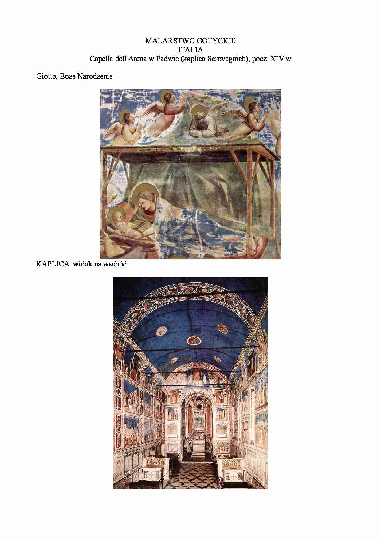 Capella dell Arena w Padwie - strona 1