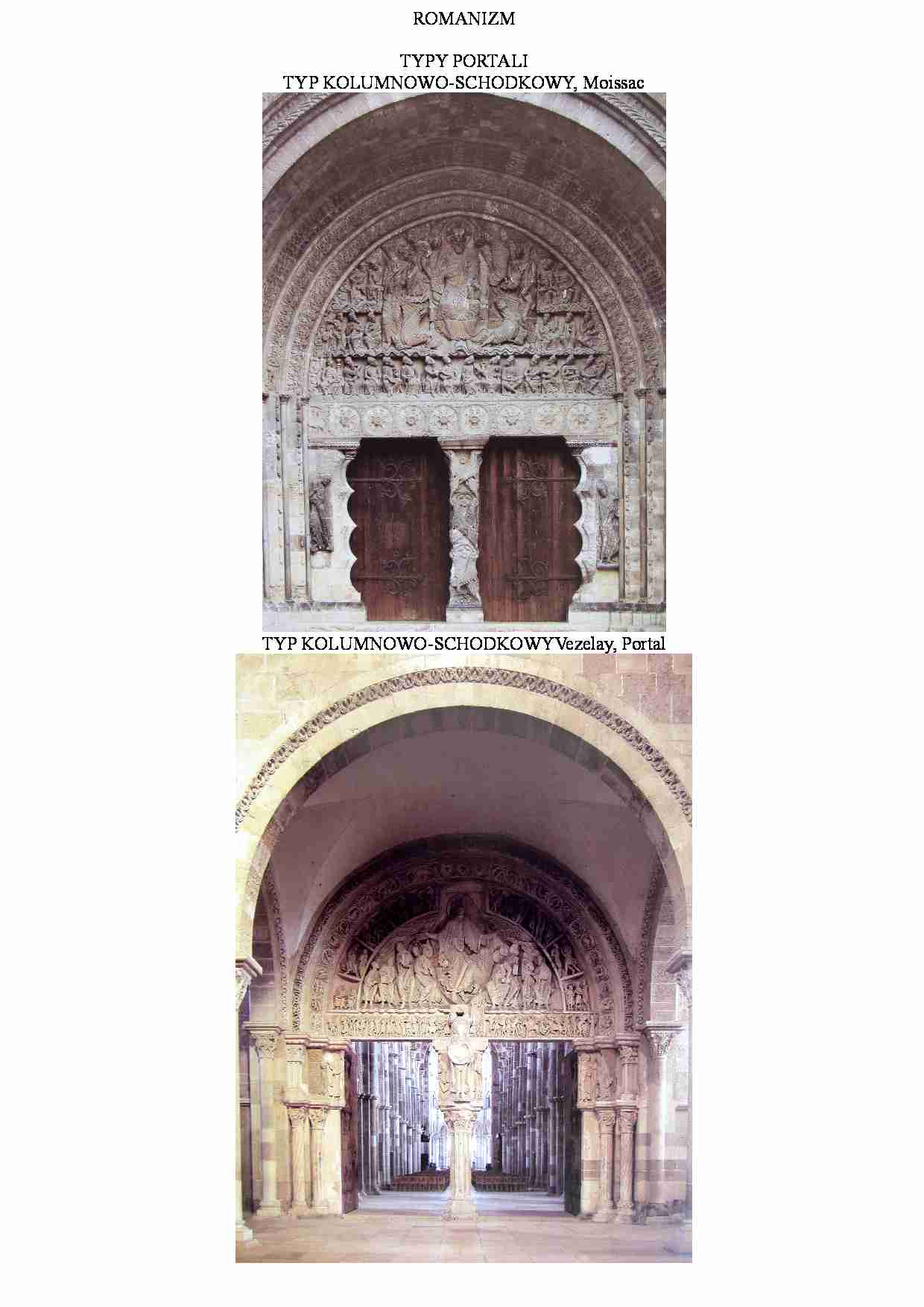Typy portali w romanizmie - strona 1