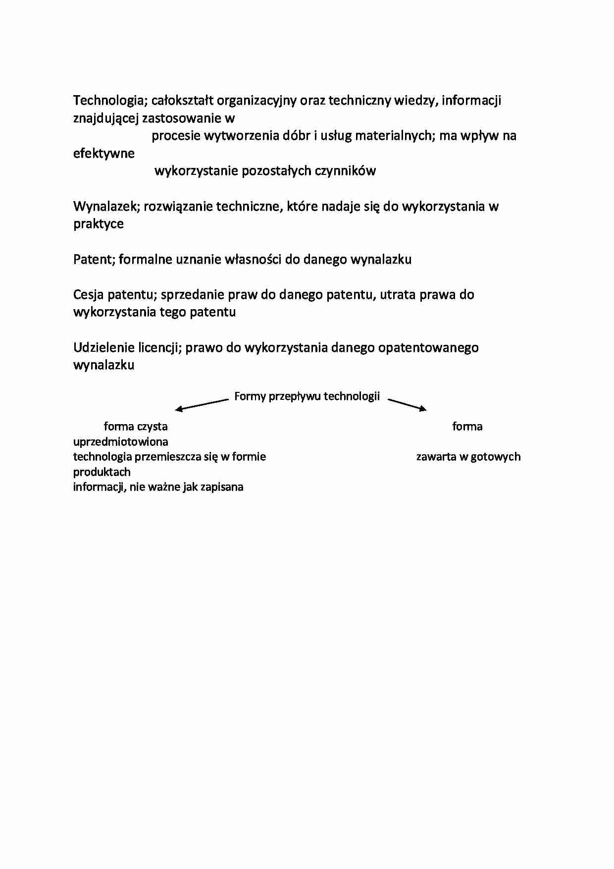 Technologia -opracowanie - strona 1