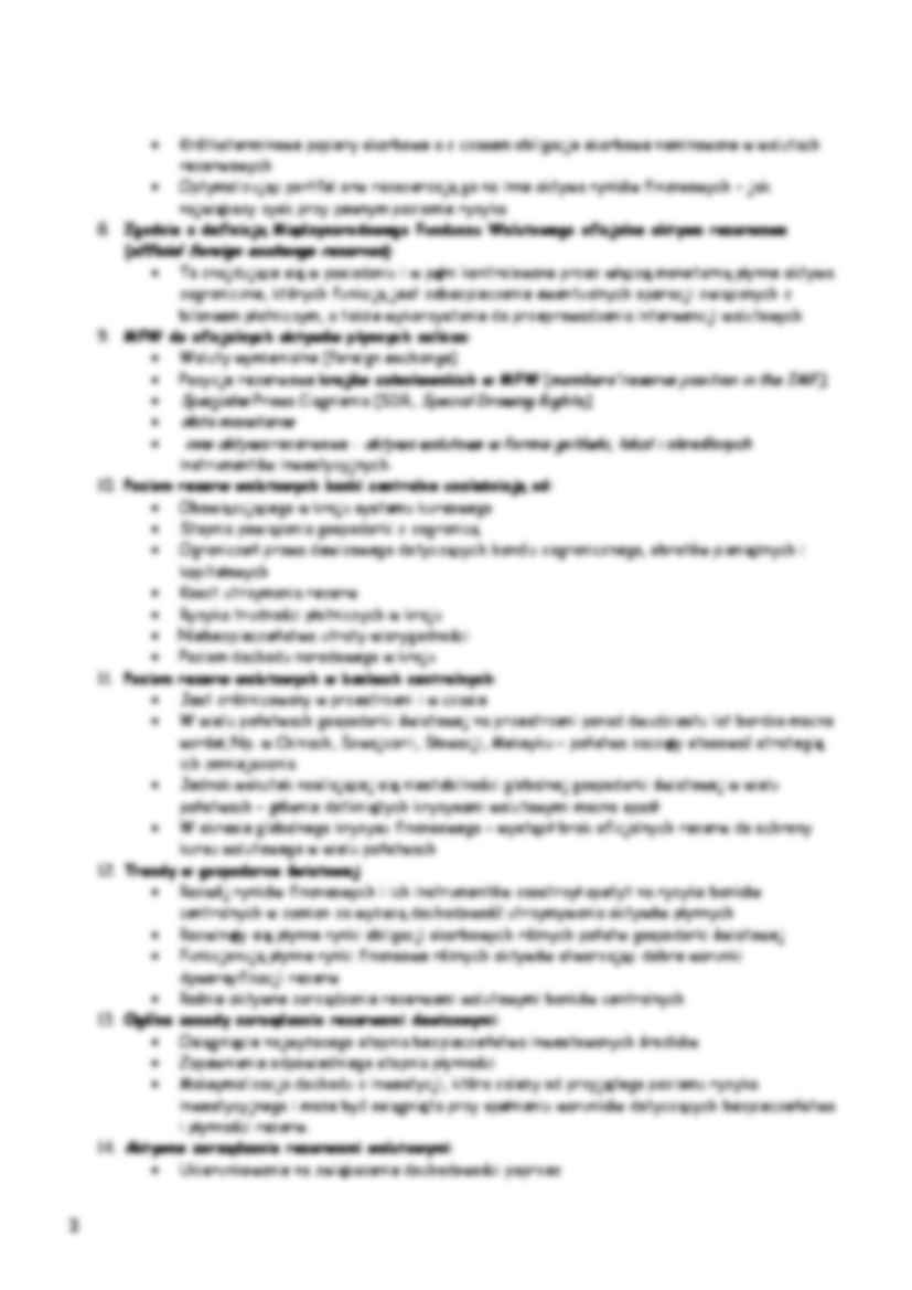 Rezerwy walutowe banków centralnych -opracowanie - strona 2