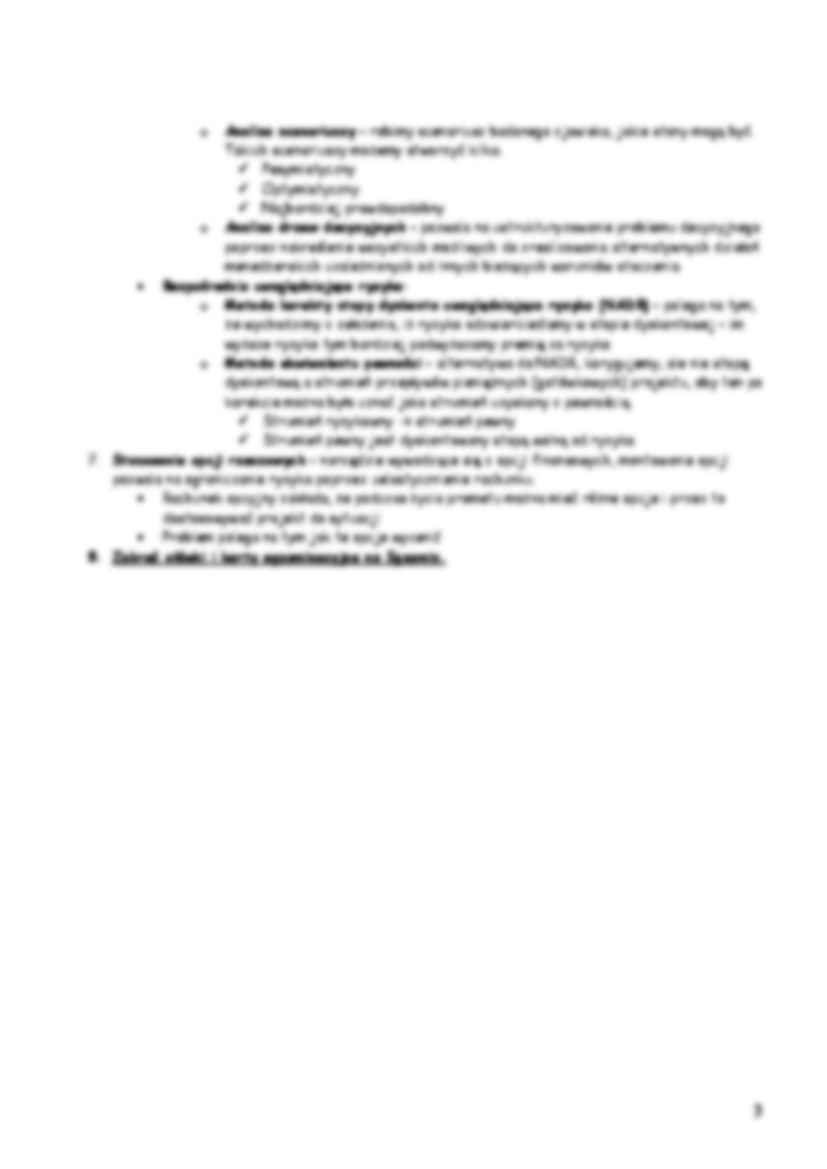 Ryzyko -opracowanie - Projekt inwestycyjny - strona 3