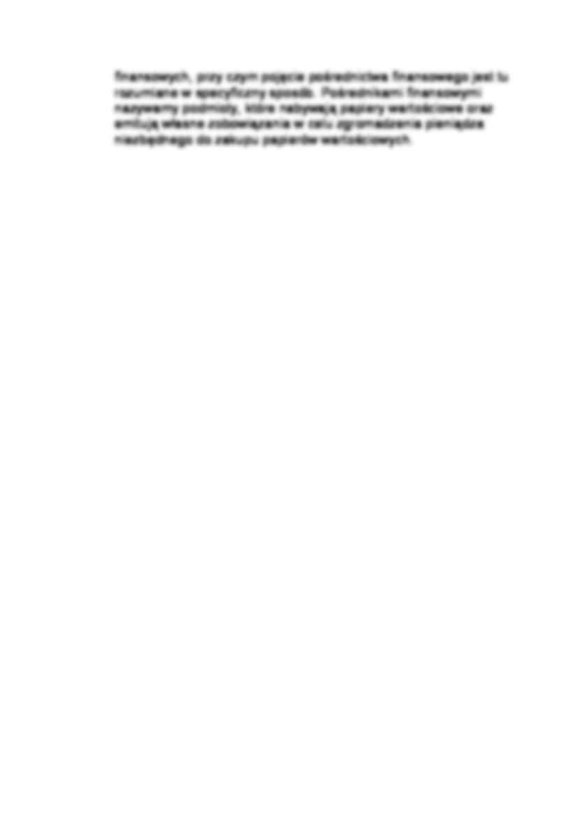 Grupy uczestników rynków finansowych-opracowanie - strona 2