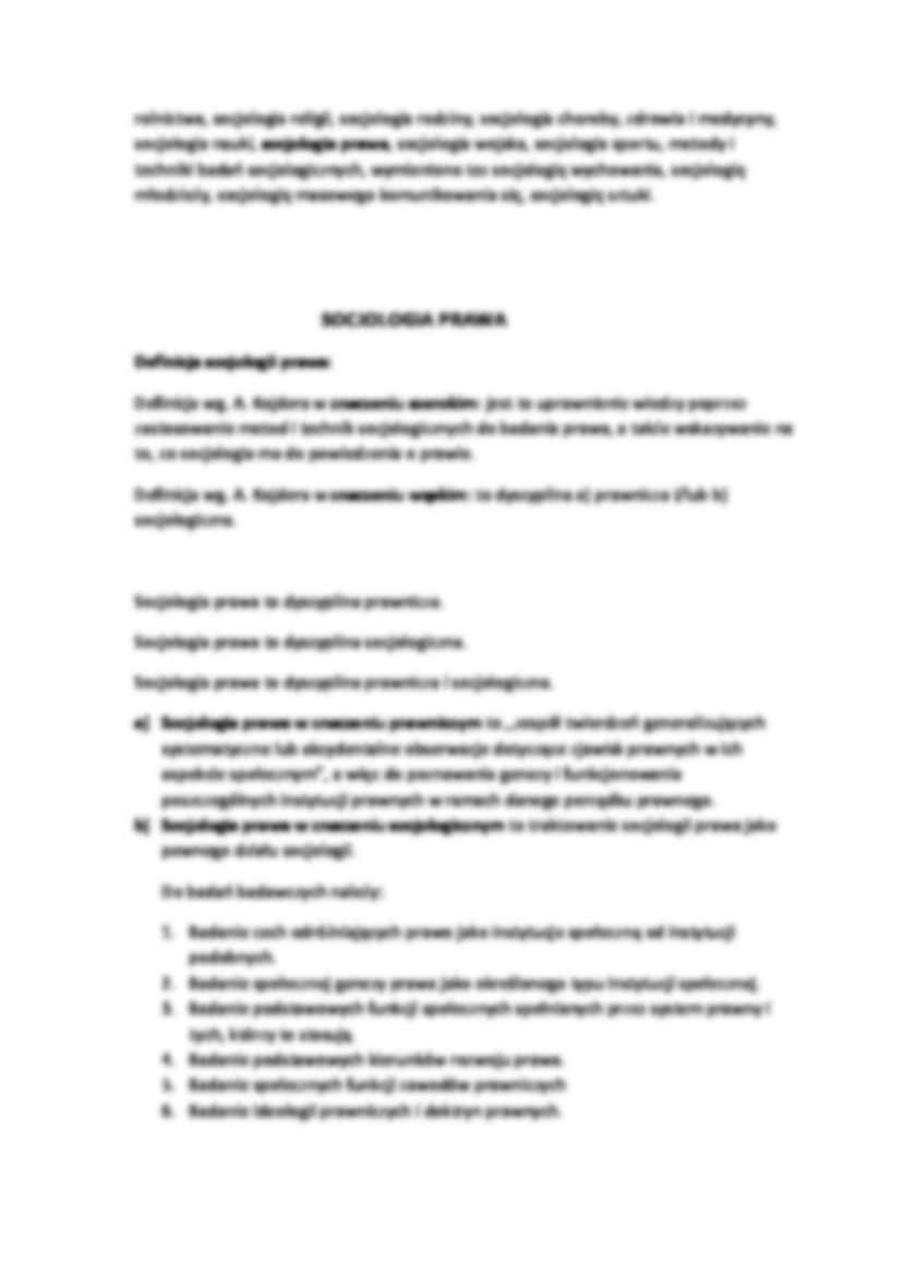 Miejsce socjologii prawa w socjologii - omówienie. - strona 2