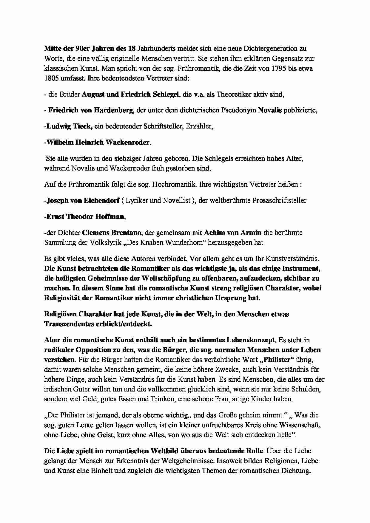 Romantik - omówienie - strona 1