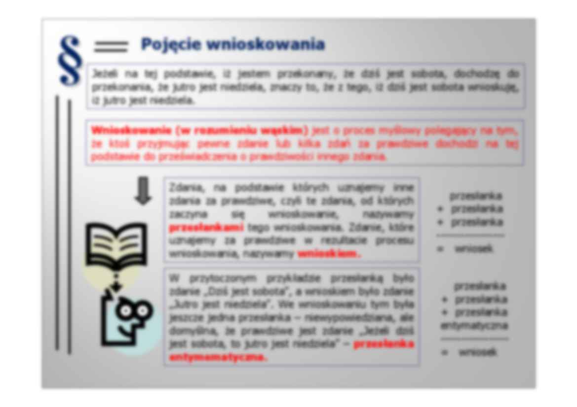 Dedukcja  w logice - omówienie - strona 2