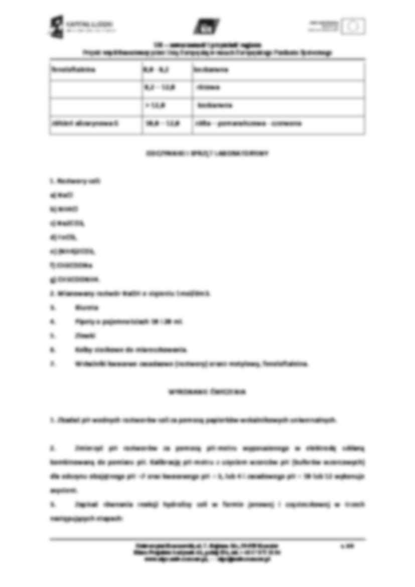 Hydroliza soli słabych kwasów lub zasad - omówienie - strona 3